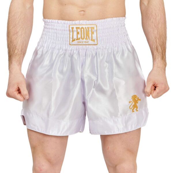 Pantalon kick&thai "BASIC 2 AB970" Blanco