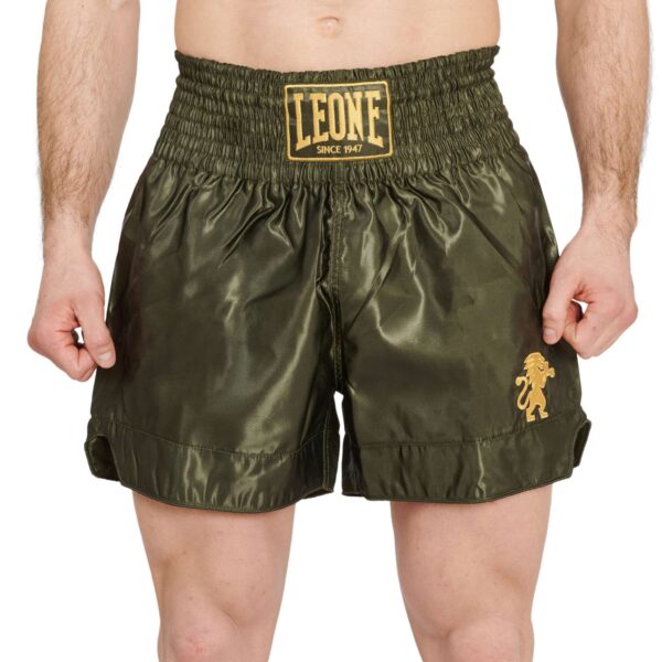Pantalon kick&thai "BASIC 2 AB970" Oliva