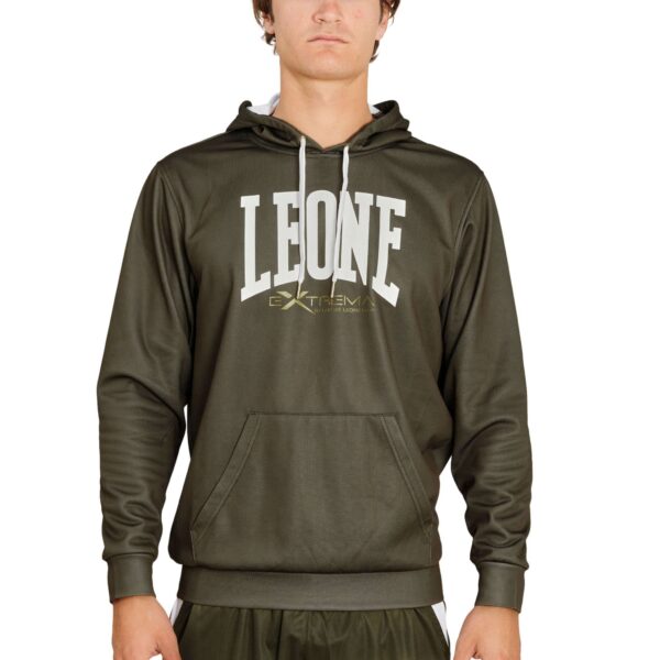 Sudadera con capucha "LOGO ABX111" Oliva