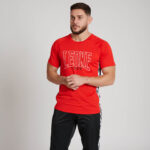 Camiseta Manga Corta "ICONIC / ABX431" Rojo