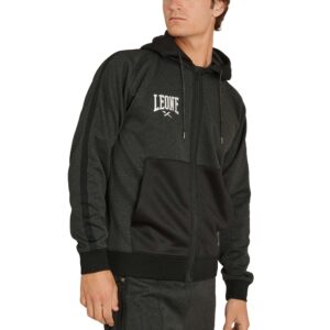 Sudadera con capucha "MELANGE ABX611" Gris oscuro