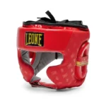 Cascos Protector con Pomulo Leone "DNA CS445" Rojo